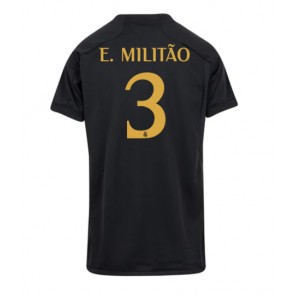 Real Madrid Eder Militao #3 Rezervni Dres za Ženska 2023-24 Kratak Rukavima